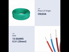 flexible silicone rubber insulated fiber glass braided wire