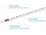 FT2 Customized Colors Silicone Rubber Wire UL4594 16 AWG 600V/200C For Robot Light