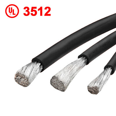 Flexible Battery Cable 200C High Temperature 600V Rated Voltage with Tinned Copper Conductor