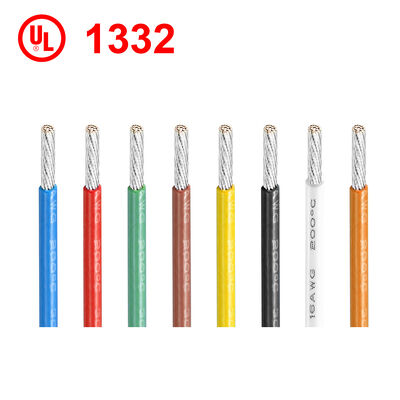 UL1332 FEP Yalıtımlı Tel, Kalaylı Bakır İletkenli, Esnek ve 200°C Anma Sıcaklığı, Ev Aletleri İçin