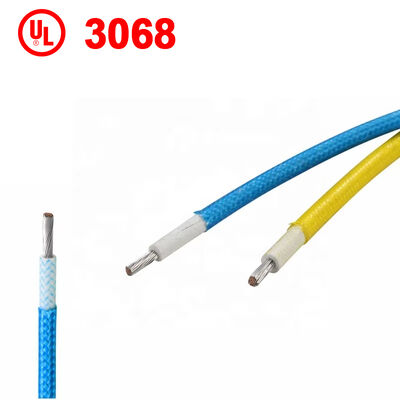 UL3068 Yüksek Sıcaklığa Dirençli 300V 150C Silikon Fiberglass Motorlar ve Jeneratörler için Döşeme Tel