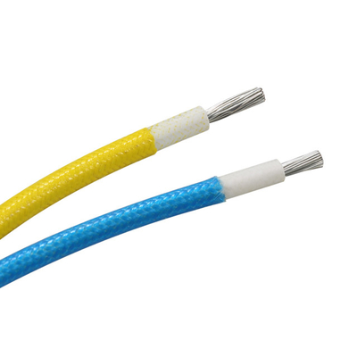 Endüstriyel Güç için 24 AWG Esnek Kauçuk Örgülü Silikon Kaplı Tel Kablo